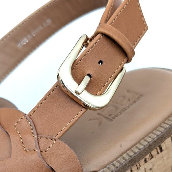 Nordstrom Rack Pennie Braided Platform Sandal Women's Brown Size US8.5 EU39 - Picture 10 of 11